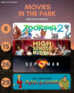 Provo Movies in the Park 2026
