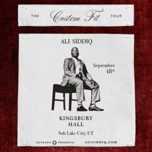 Ali Siddiq: The Custom Fit Tour
