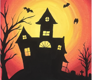 Haunted House Painting